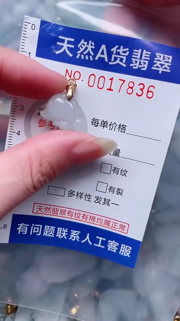 翡翠未镶嵌吊坠(不含链)1