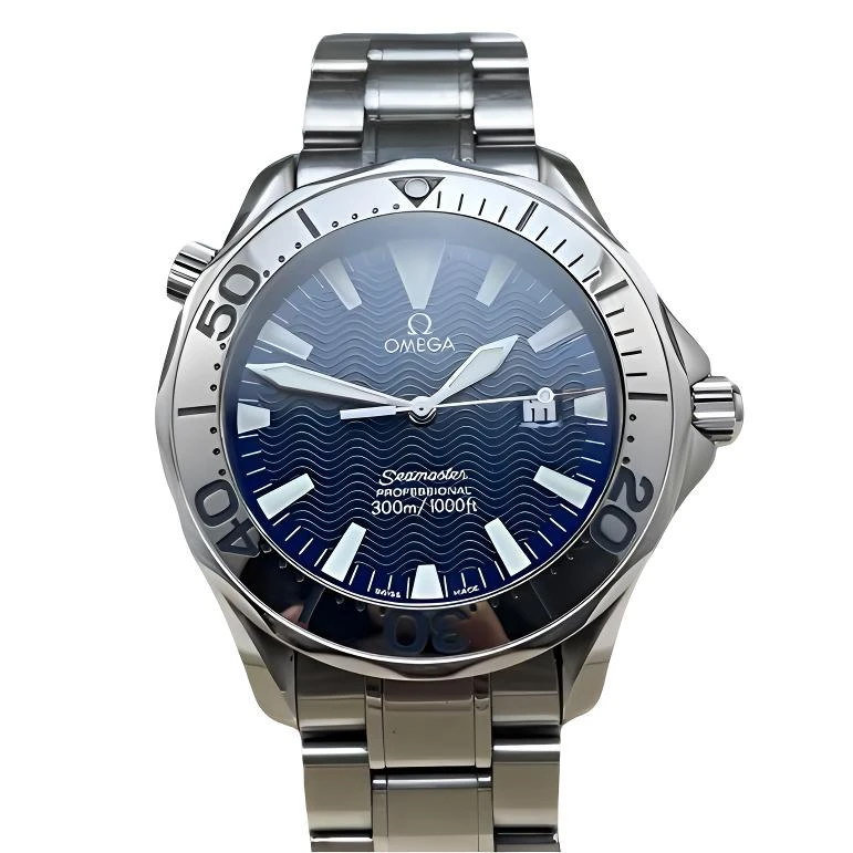 99新 Omega/欧米茄 海马系列自动男表2255.80.00表径41