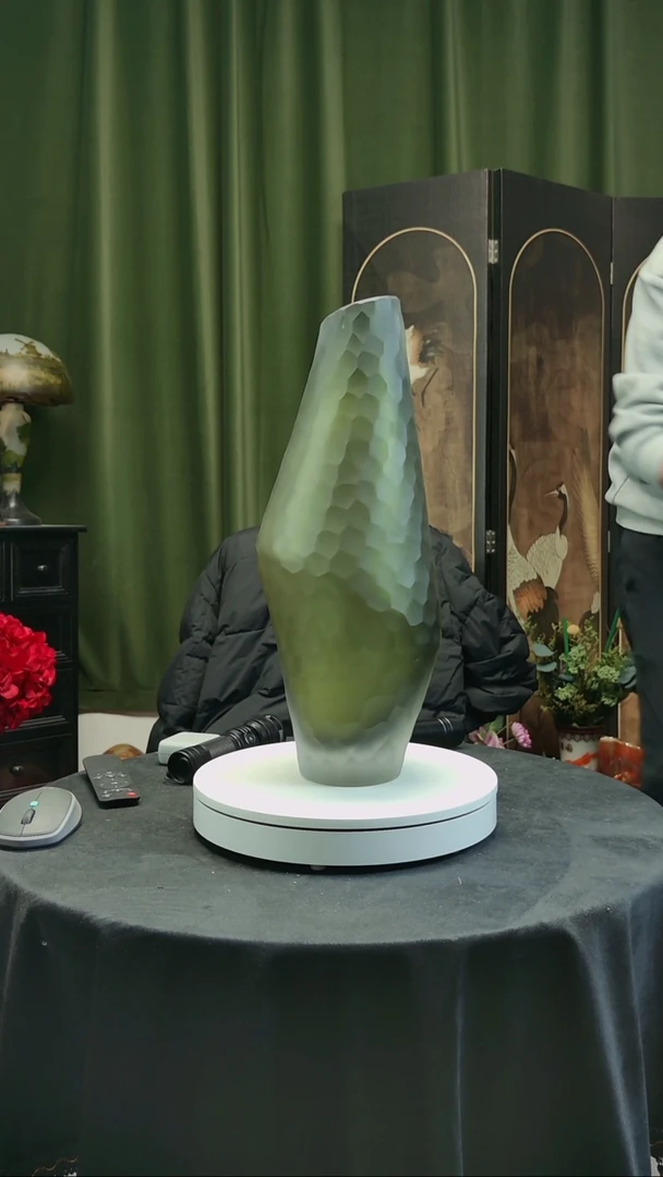 手工艺品琉璃会**劉磨刻厚琉璃