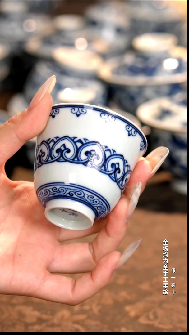 景德镇纯手工柴窑茶具