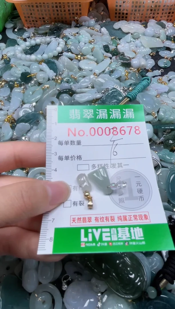 颈饰未镶嵌翡翠8676