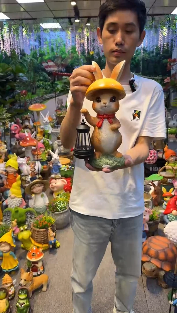 无花朵花园庭院摆件&00&