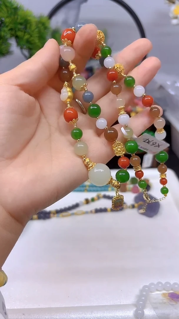 和田玉未镶嵌颈饰X674