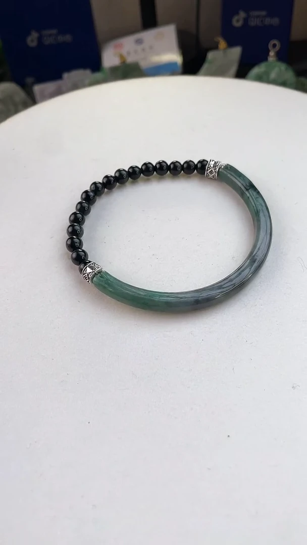 未镶嵌手链翡翠手工定制默认微瑕主播介绍为准