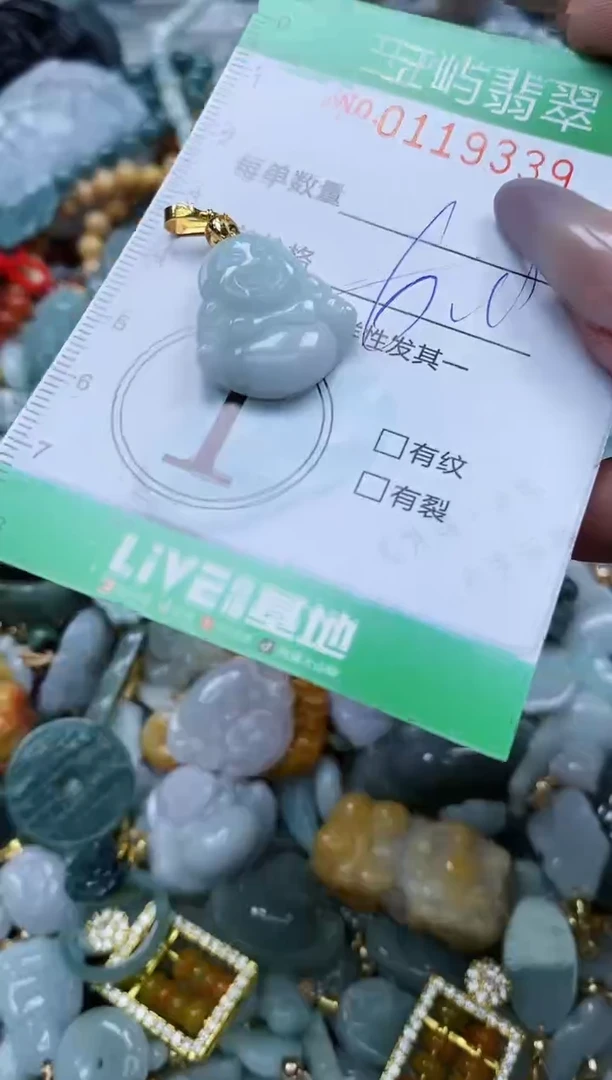 翡翠未镶嵌颈饰闪购0119339多样性发其一