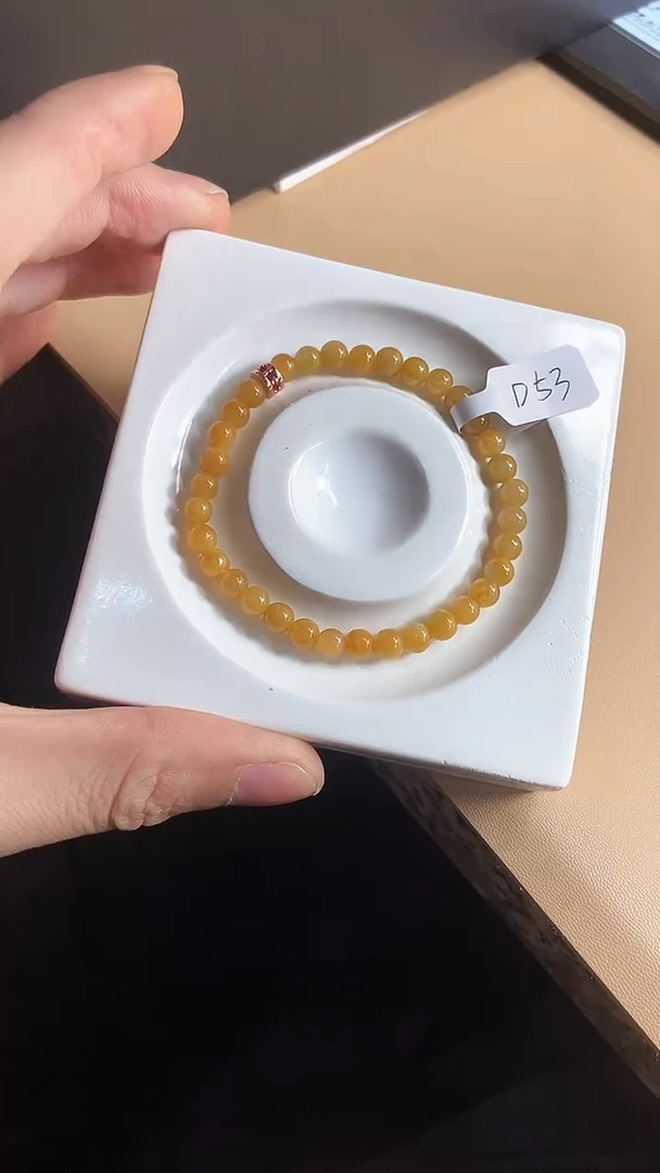 【闪购商品】翡翠手串未镶嵌天然翡翠A货手串D53