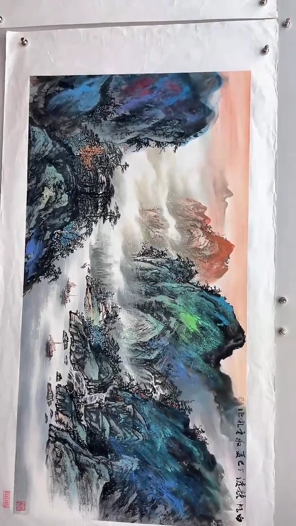 国画娄渊波-国画作品-29