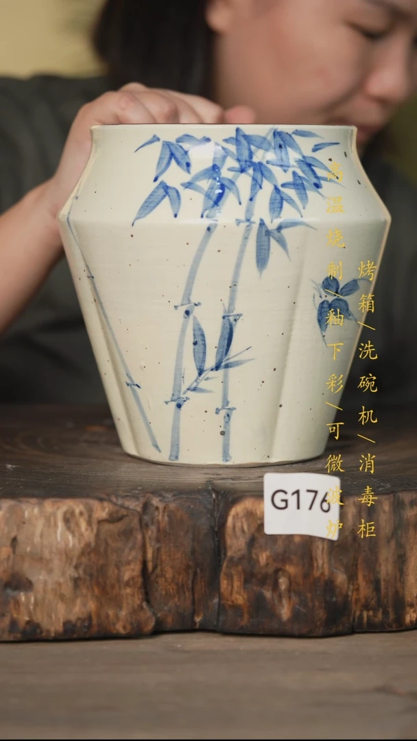 碗景德镇高温釉下彩可微波烤箱洗碗机176