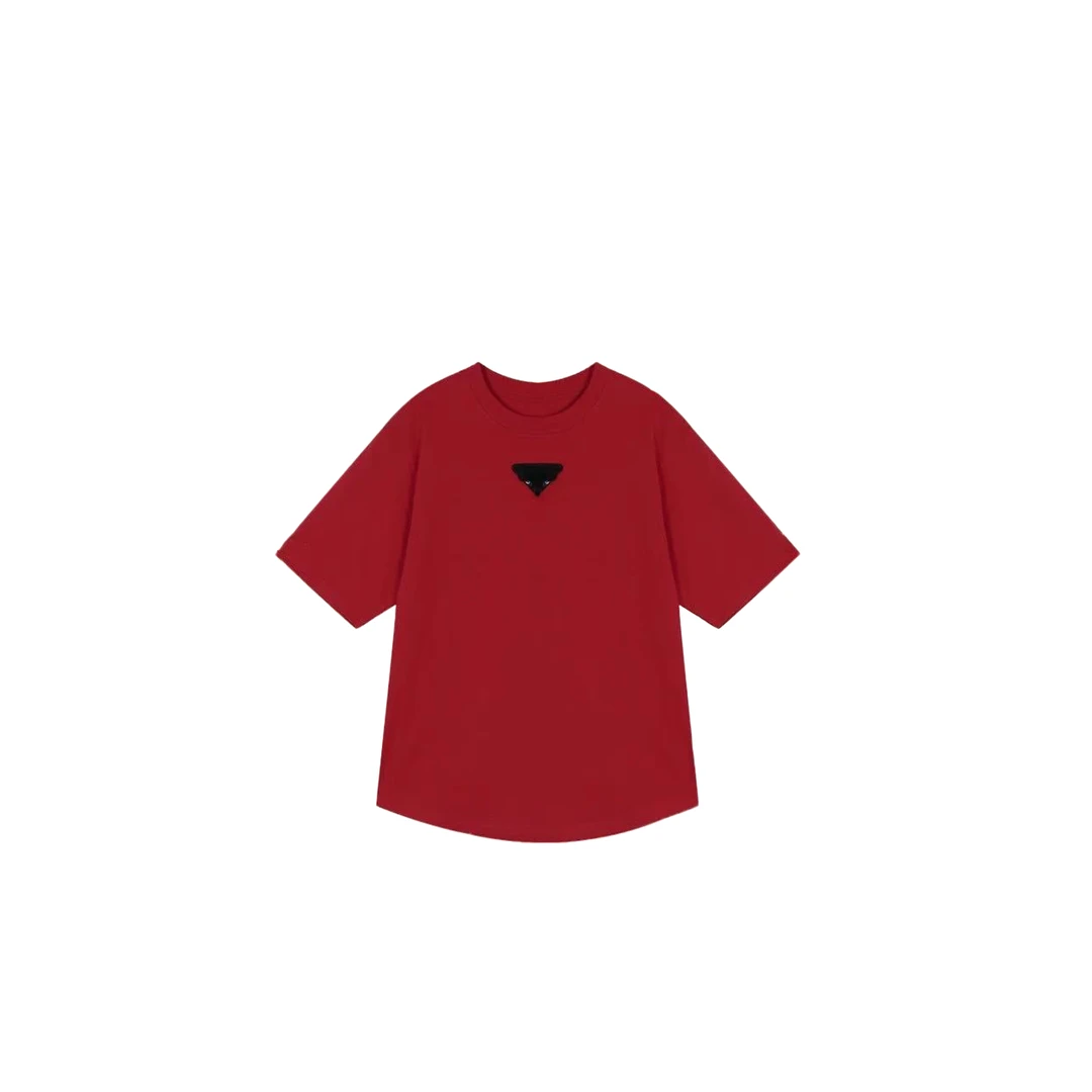 Lolo【爱的几何】意式高级全棉大版宽松短袖T恤