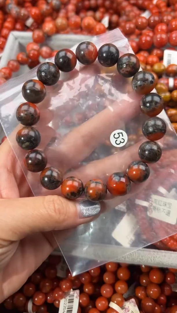 未镶嵌手串南红玛瑙13+