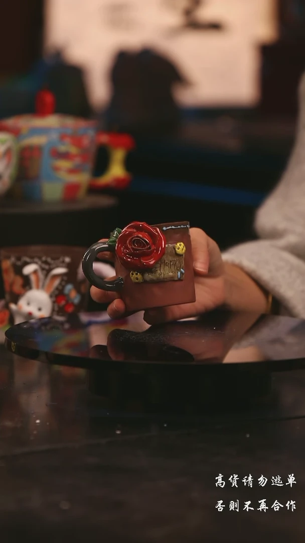 陶瓷景德镇可爱设计师款陶瓷