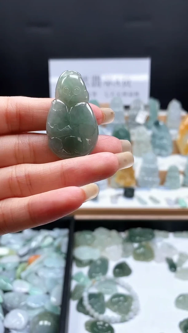 翡翠未镶嵌吊坠(不含链)119猴子（福利品）