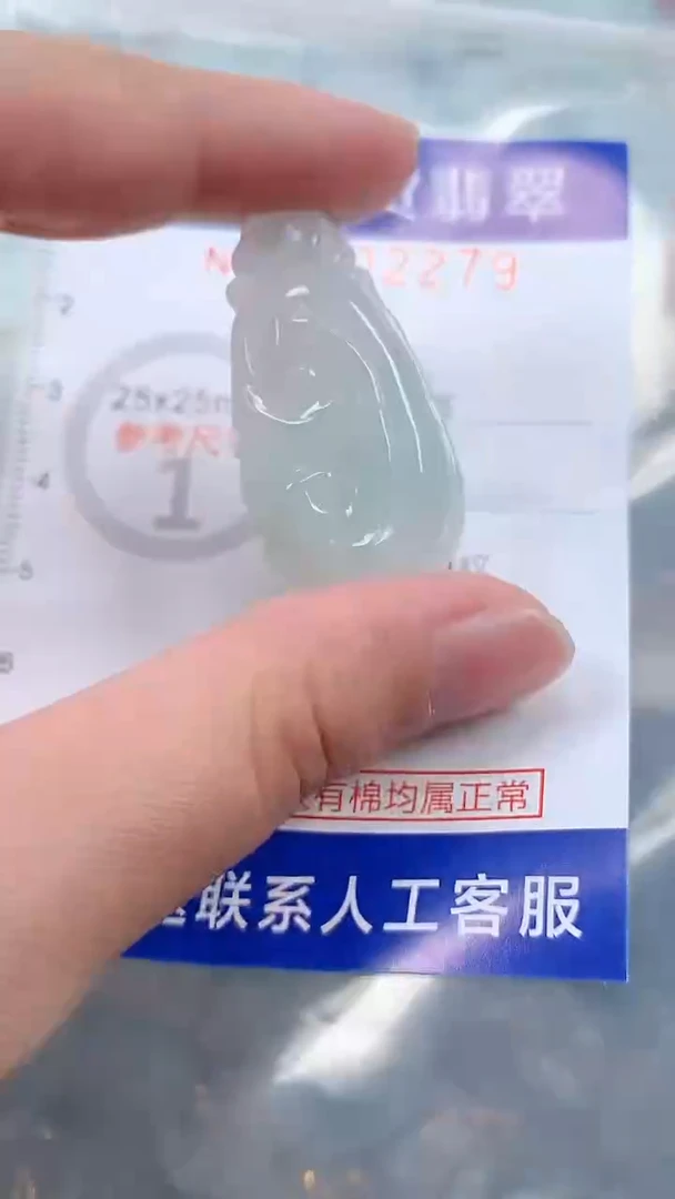 翡翠未镶嵌吊坠(不含链)1