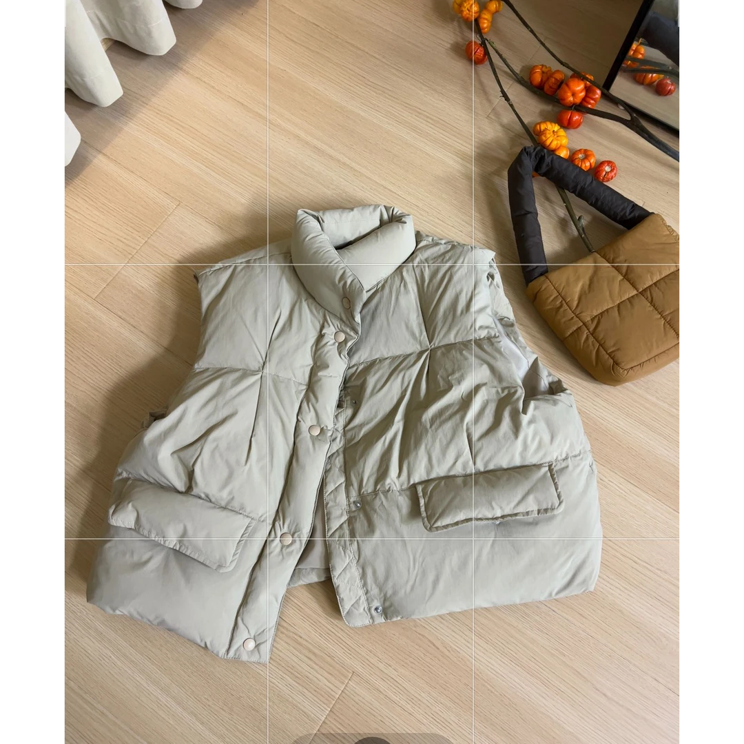 蓬蓬~轻软蓬松保暖洋气羽绒马甲