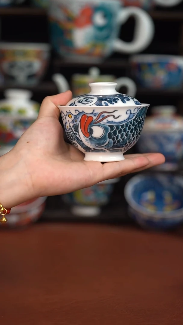 昨明逍遥游盖碗（微瑕福利）