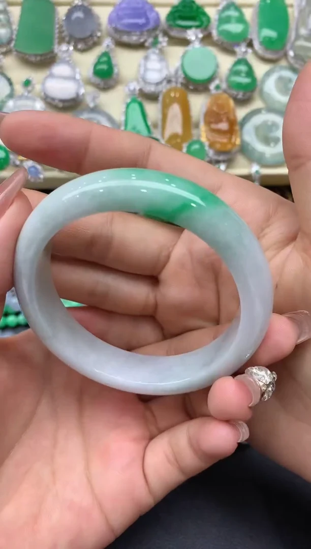 未镶嵌手镯翡翠77-中国好珍宝