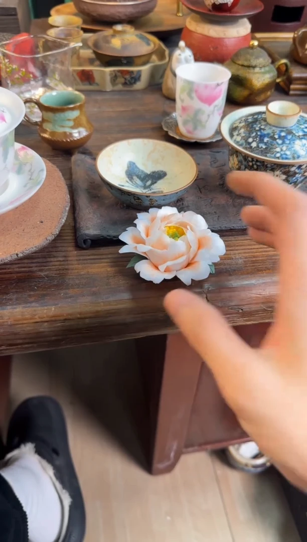 【闪购商品】其他茶器茶器 牡丹花香插