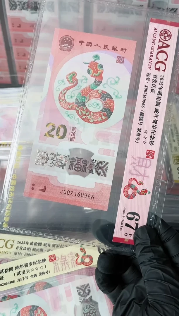 【闪购商品】2025年蛇钞单张JO02160966