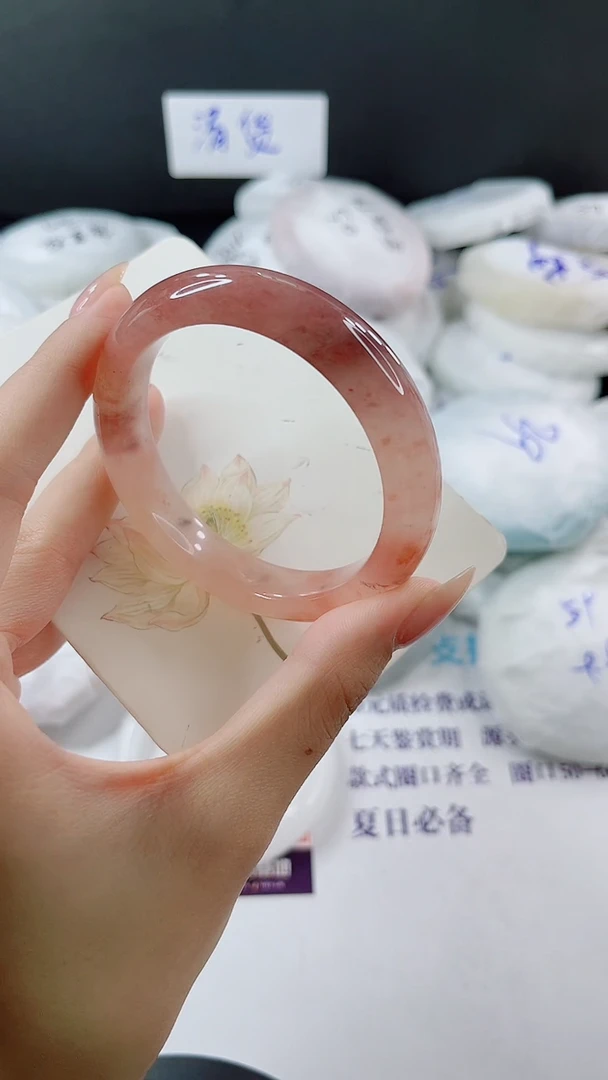 未镶嵌手镯石英质玉多样性发货V123