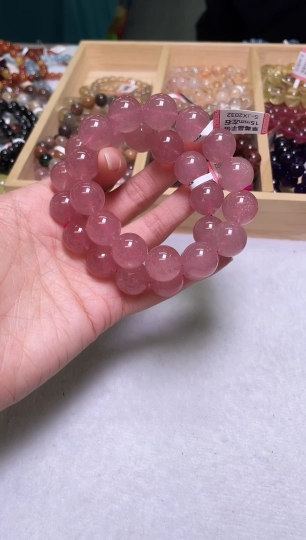 未镶嵌手链石英质玉15±/x-386【多样性发一件