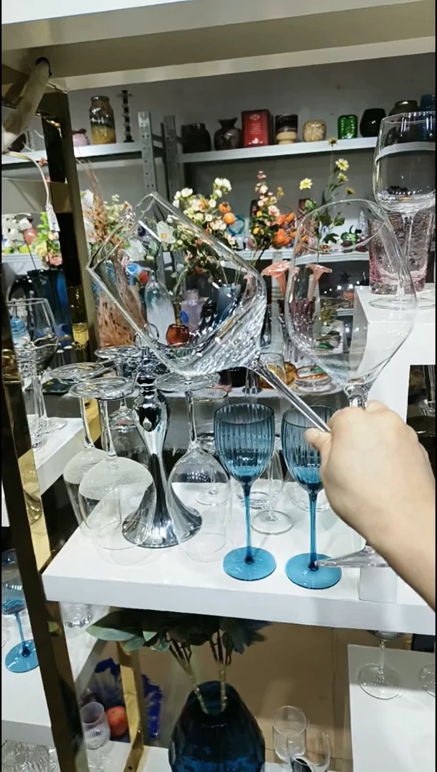 【闪购商品】水晶玻璃2只透明红酒杯