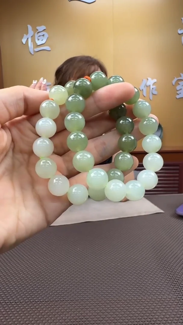 和田玉未镶嵌颈饰手串11-12多样性，发一