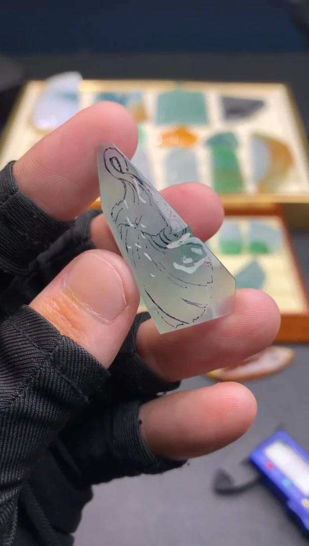 定制翡翠未镶嵌 天然翡翠  裸石 （含工费）