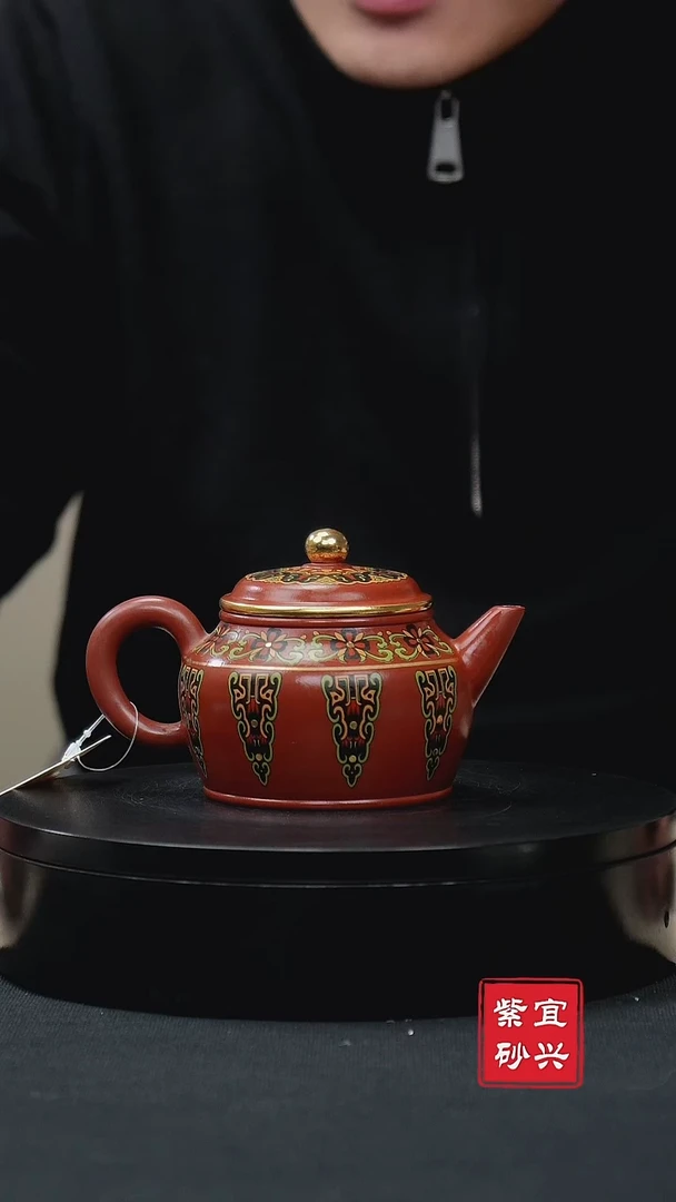【闪购商品】紫砂茶壶58 折肩剑流德钟 手工紫砂壶