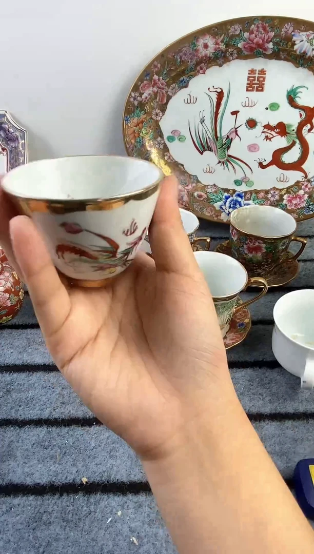 瓷片景德镇老厂瓷摆件