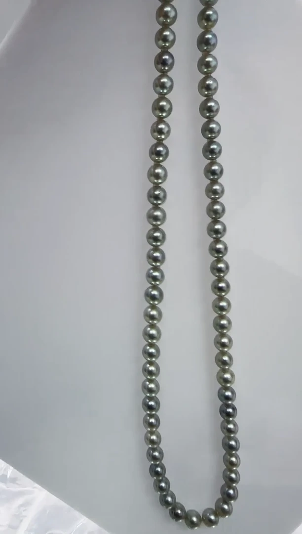 【闪购商品】海水珍珠DA未镶嵌t914 灰珠串6