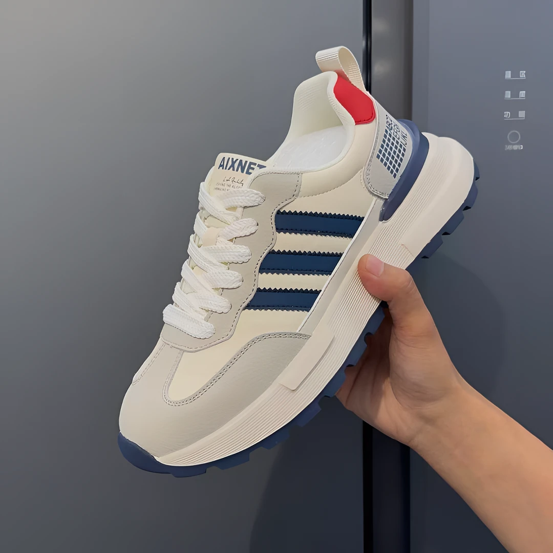 秋冬季新款男鞋厚底增高运动鞋轻便百搭休闲阿甘鞋潮流时尚板鞋男