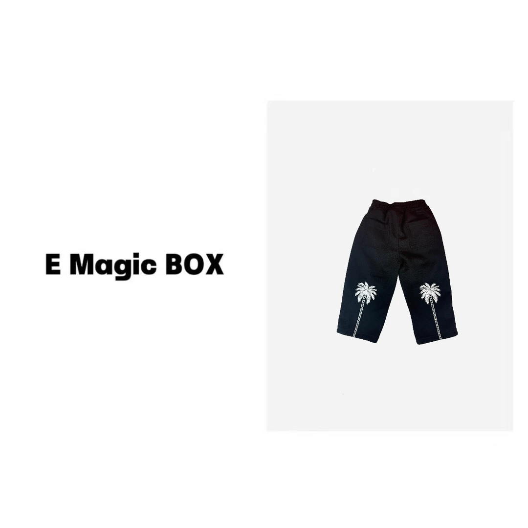 亿洋潮牌童装“黑酷使者”儿童限量款春秋卫裤C0396