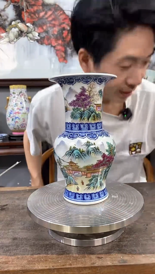 吴义松陶瓷联盟手绘陶瓷编号：4093