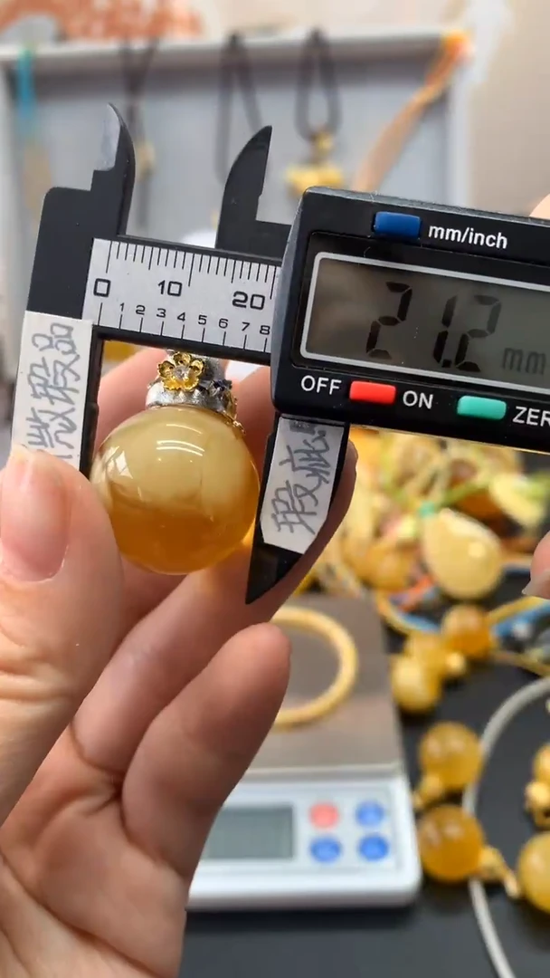 【闪购商品】琥珀珠宝奇石银S925镶嵌1027