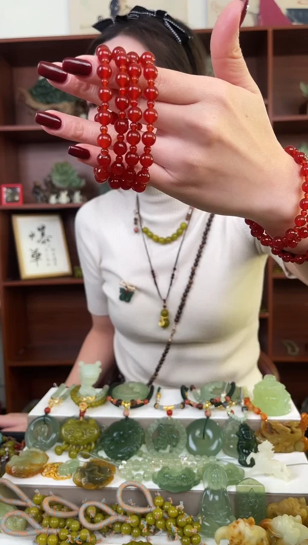 未镶嵌颈饰玛瑙/玉髓多样性发货拍一发一