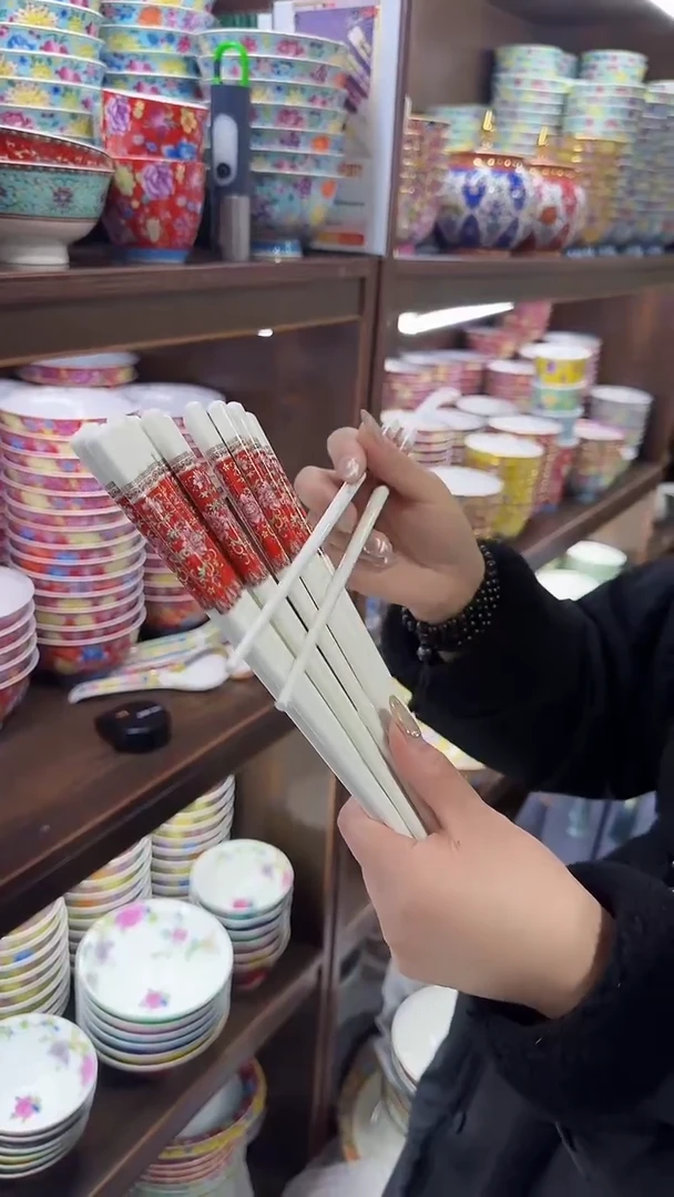 【闪购商品】瓷片景德镇陶瓷筷子10双