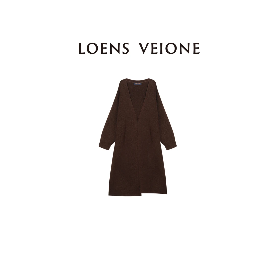 LOENS VEIONE/罗拉马海毛绵羊时尚针织开衫23CVDB0475N