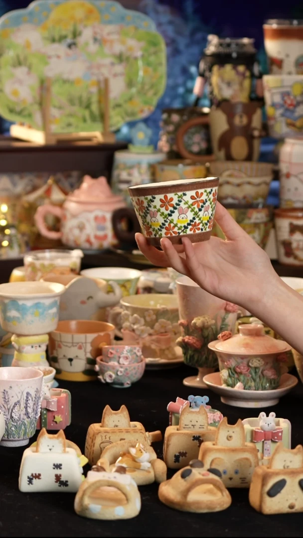 其他陶景德镇釉下彩手绘设计师款陶瓷