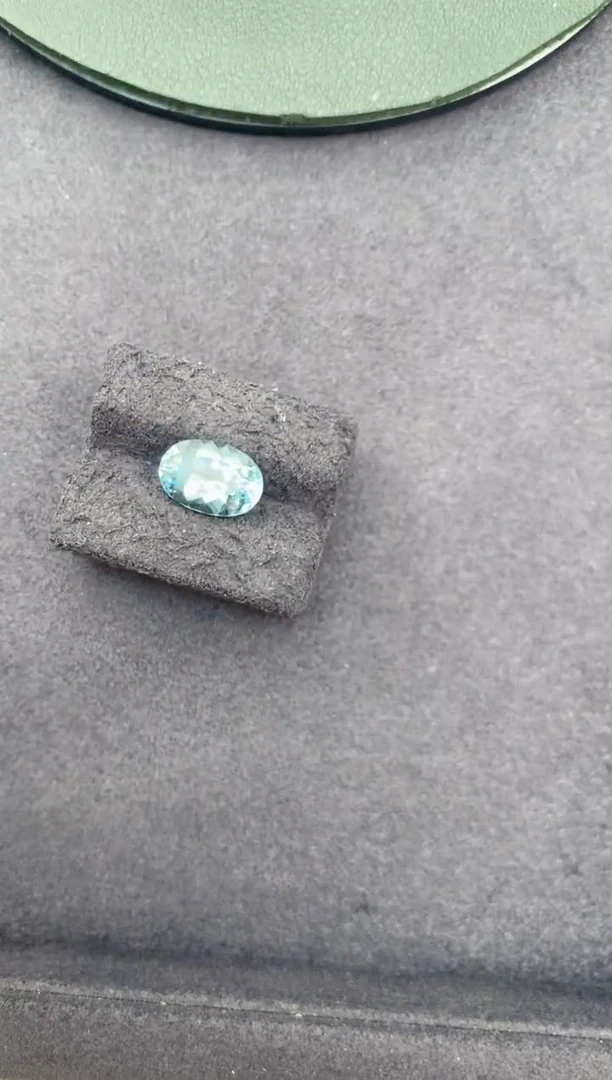 海蓝宝石裸石未镶嵌3.1ct海蓝宝  DE