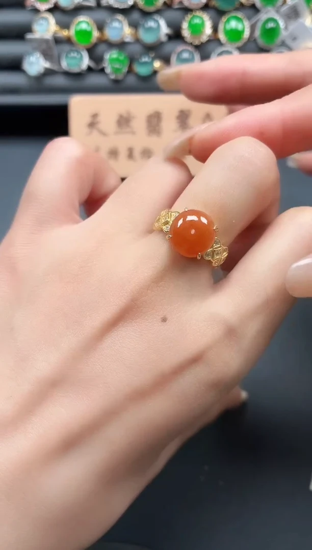 银S925镶嵌戒指翡翠1111