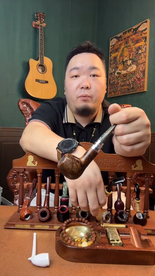 石楠木木雕款意大利进口石楠木烟斗