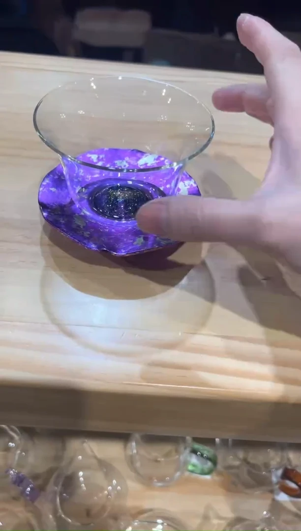 禾器-斑斓耀辰盖碗-星云紫