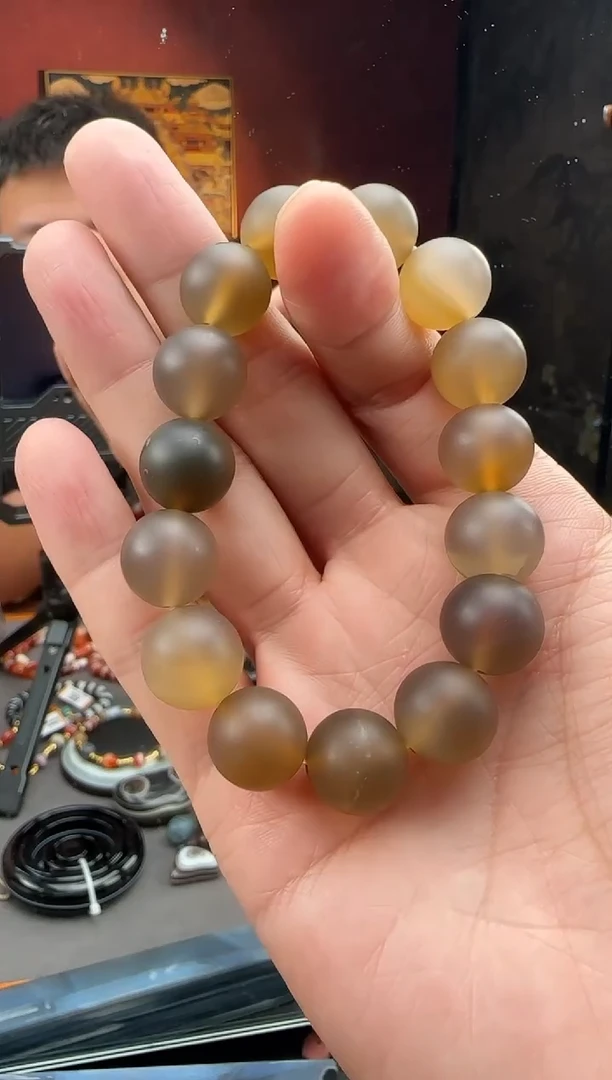 玛瑙/玉髓颈饰未镶嵌-1111 -75