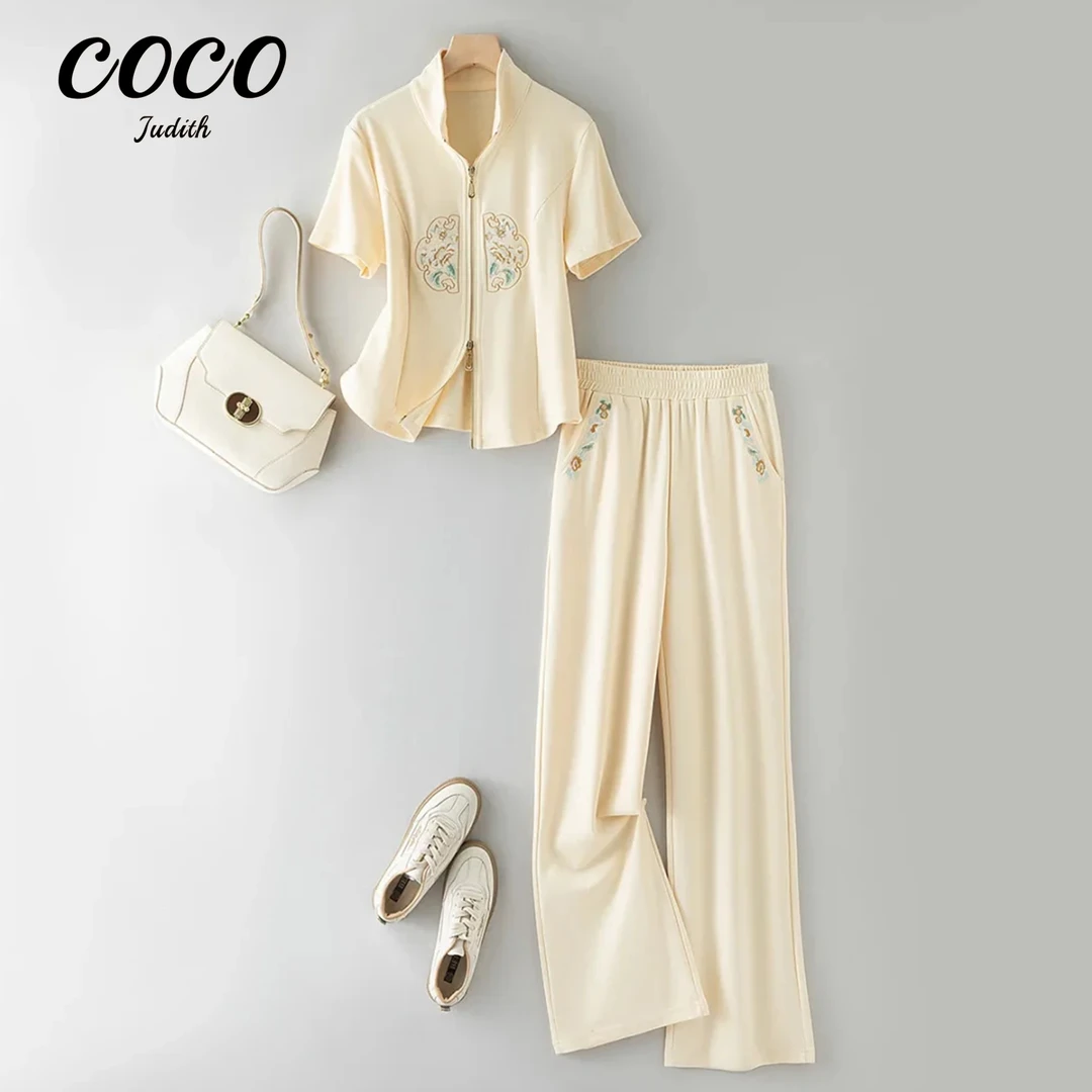 【RG6875】2025夏季新款百搭减龄显瘦新款套装