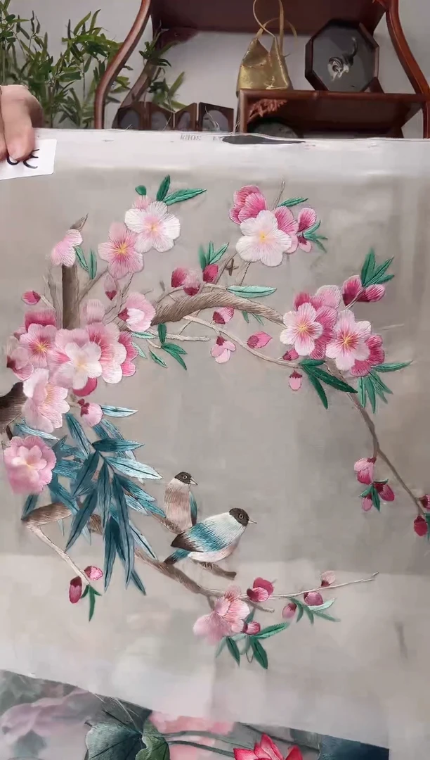 刺绣绣片-双面绣花