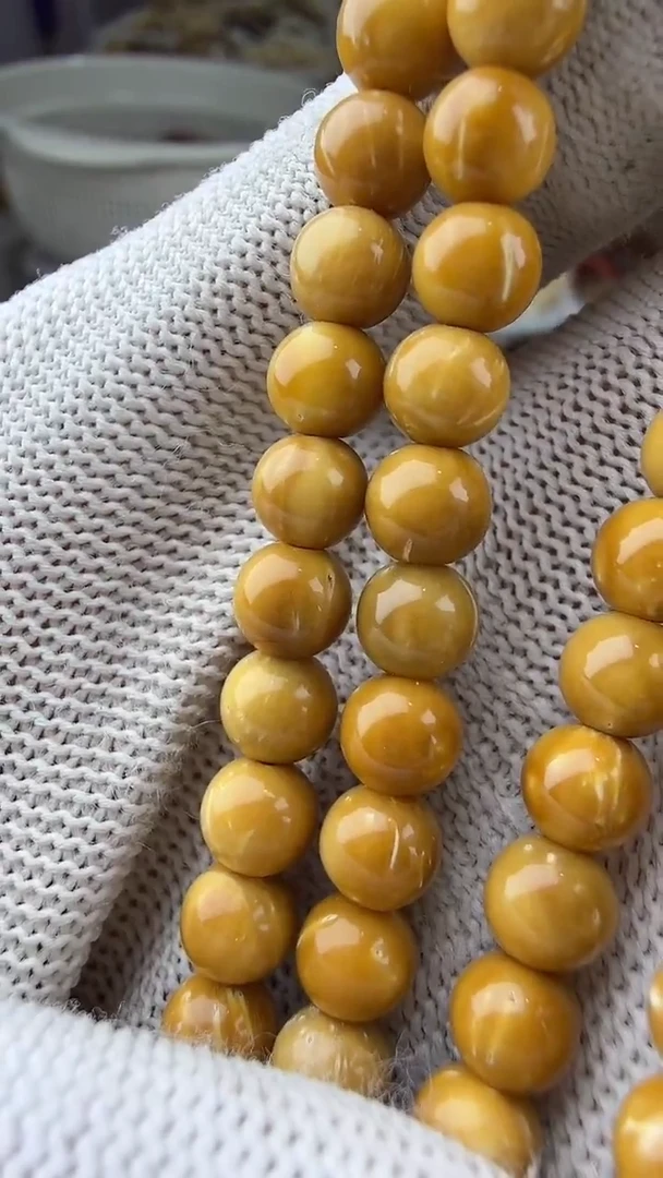 手串库克库克·黄金甲6mm长串·有棕眼线