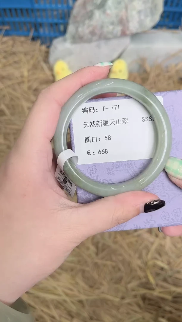 未镶嵌手镯石英质玉T771
