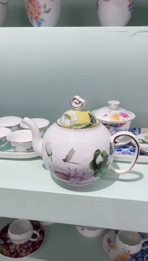 36%以上骨粉骨瓷茶壶