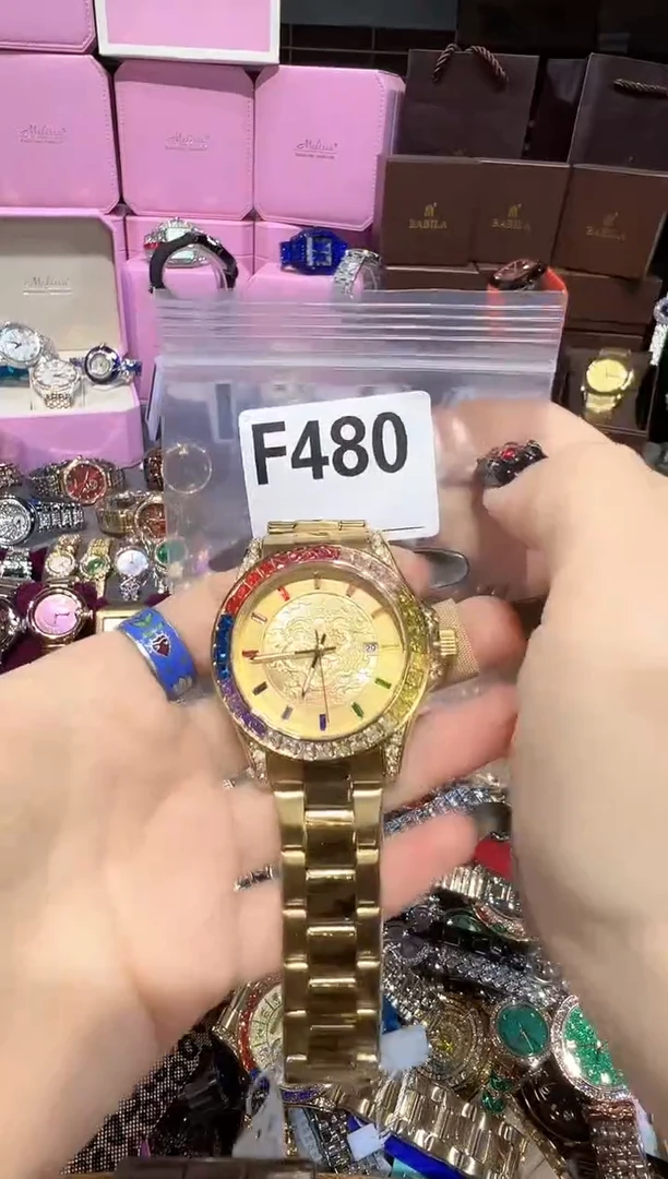 石英机芯不锈钢不锈钢直播定闪专用