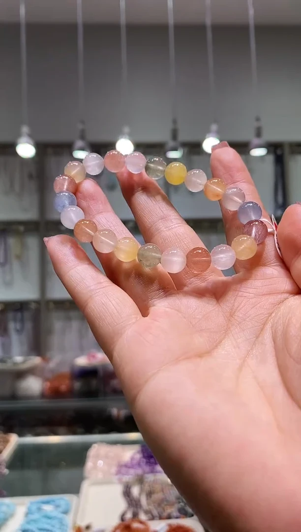 未镶嵌手链水晶多样性发其一兔毛8.5+